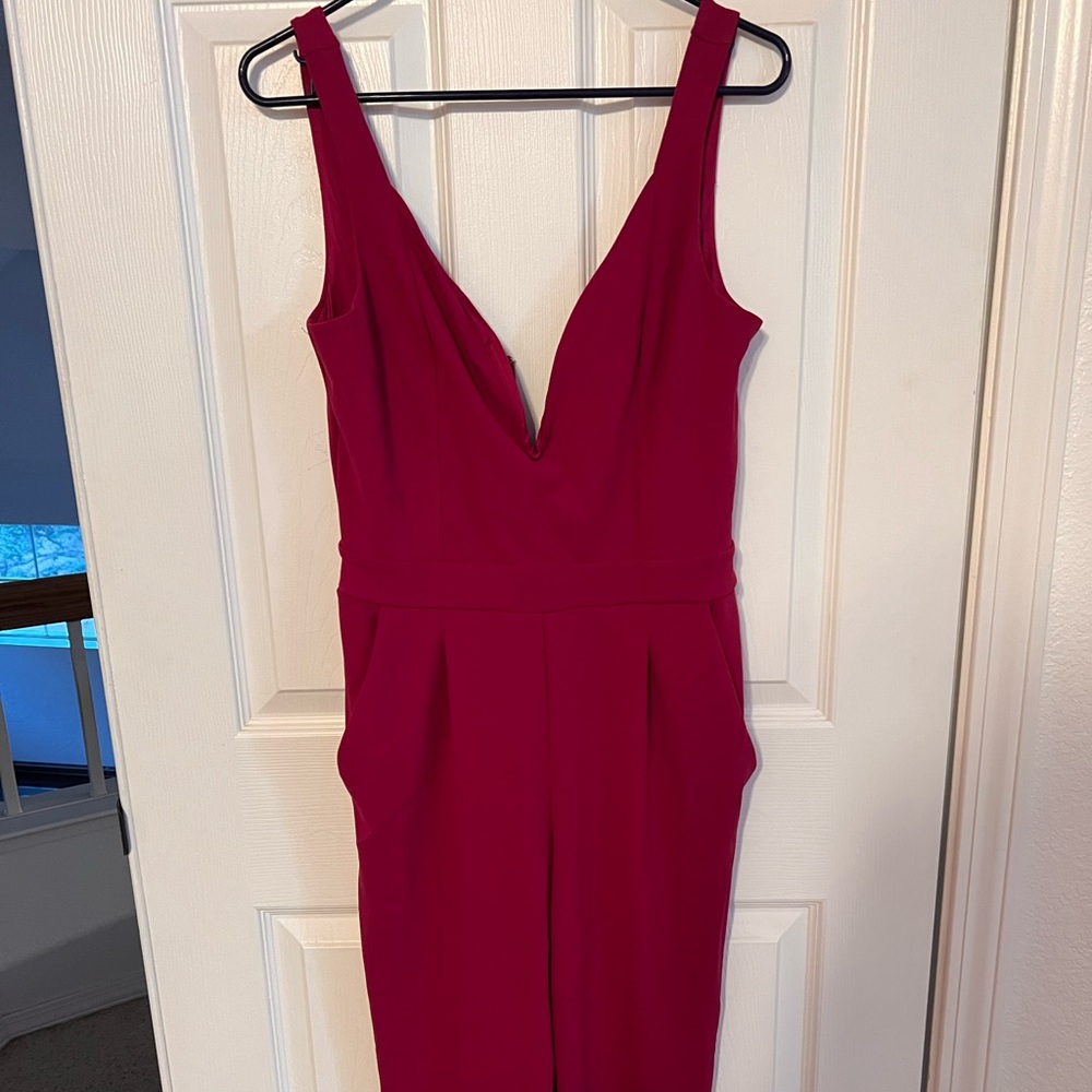 Express jumpsuit dark pink size 10